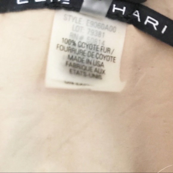 Elie Tahari Wool Coat - Coyote Fur Collar - Picture 11 of 11